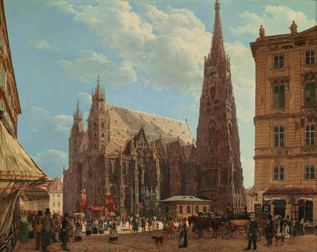 Rudolf von Alt: Der Stephansdom in Wien (1832)