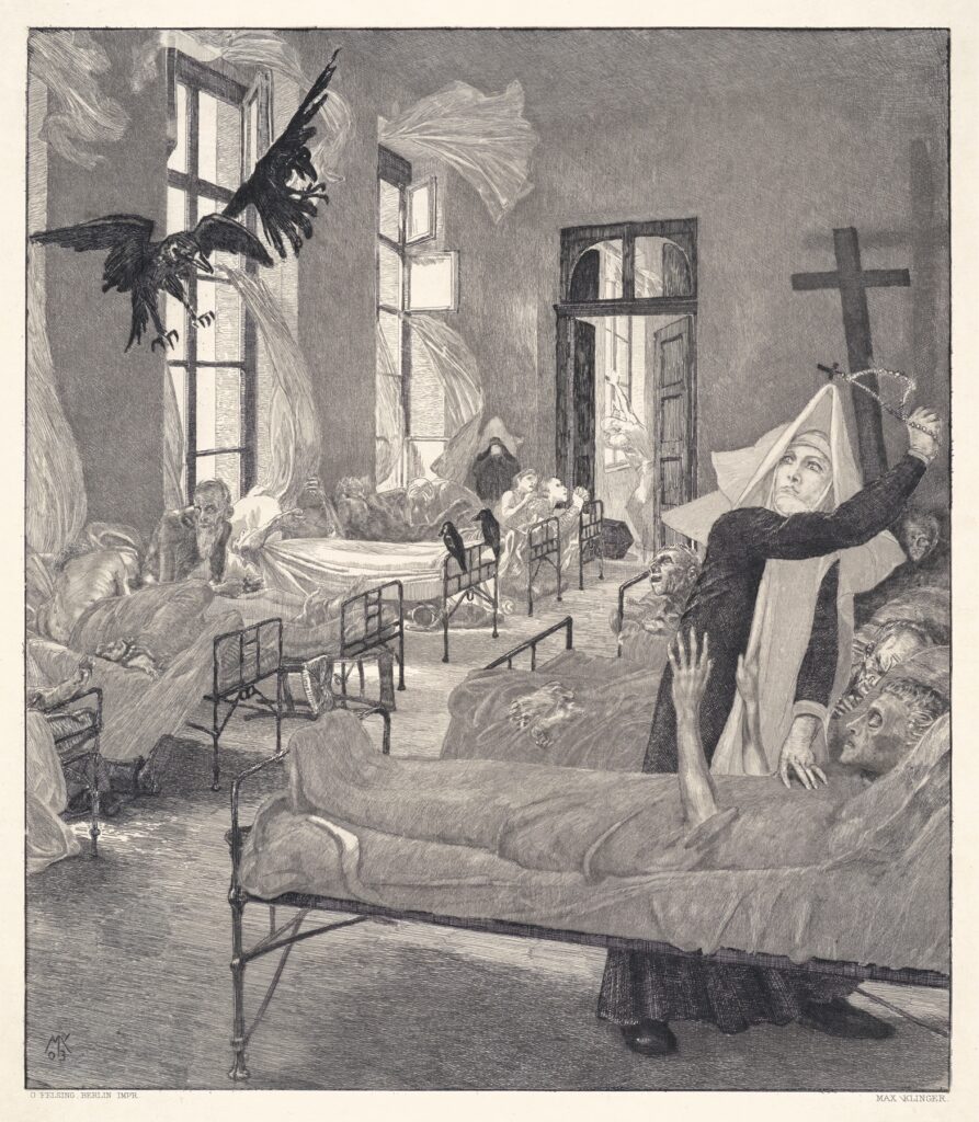 Max Klinger: Pest (1898)