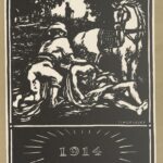 Allegorische Darstellung zum Ersten Weltkrieg 1914 (1914) Viktor Schufinsky