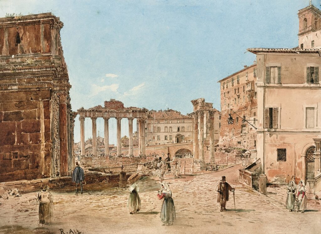 Das Forum Romanum in Rom